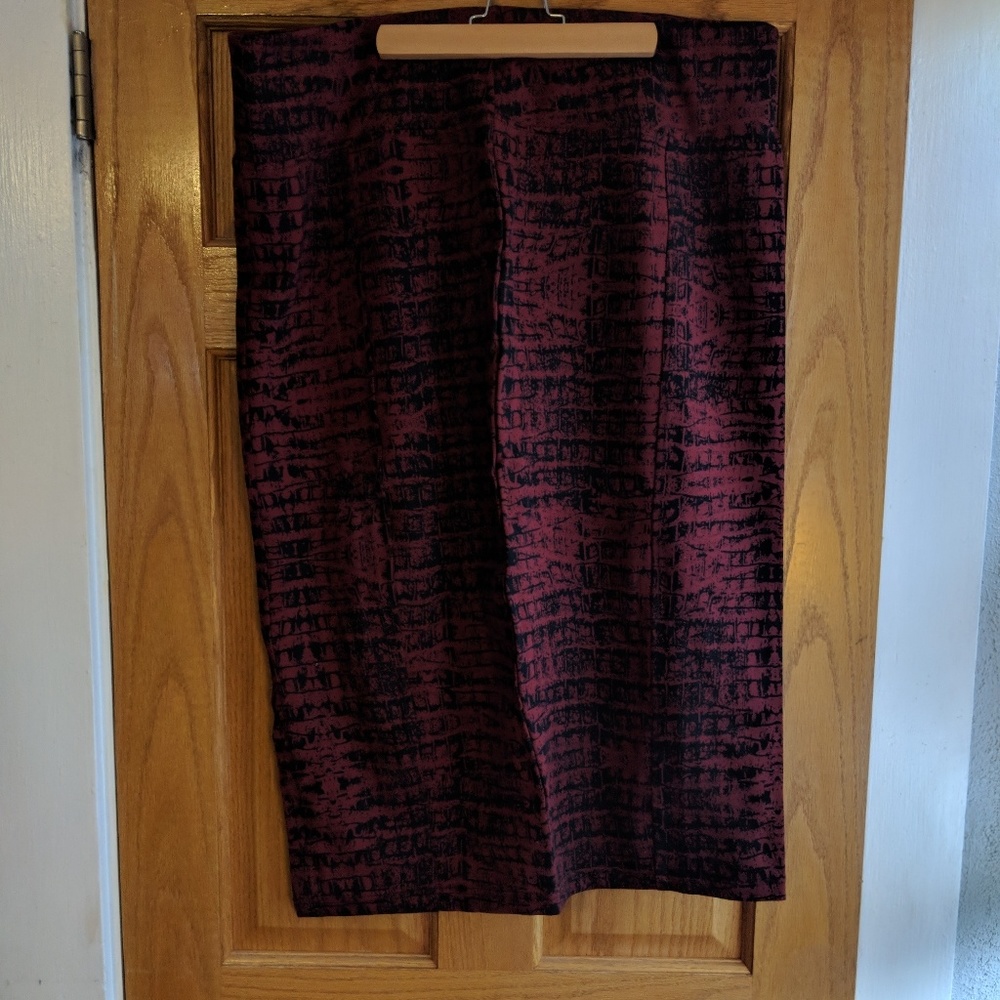 Melissa McCarthy Seven7 Snakeskin Pencil Skirt